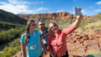 Selfie in outback NT