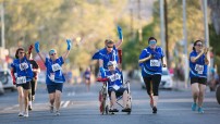 People Running in the Masters Games 2016