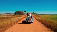 Driving in NT Outback