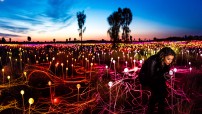 Field of Light in Uluru