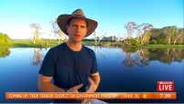 Sunrise Show at Yellow Water Billabong in Kakadu