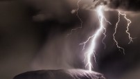 Lightning Strike over Uluru