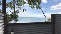 outdoor shower overlooking ocean