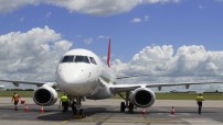 image of an aircraft landing