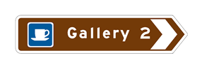 Example of Tourist Signage - Gallery