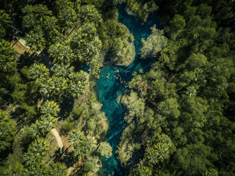 Aerial View of Bitter Springs