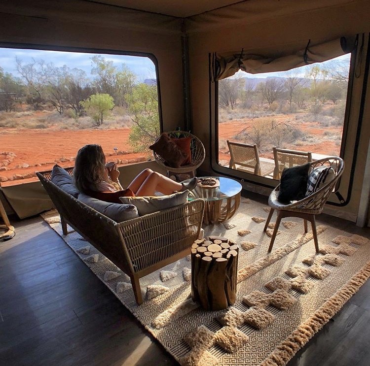 Kings Canyon glamping - @carlenejayne