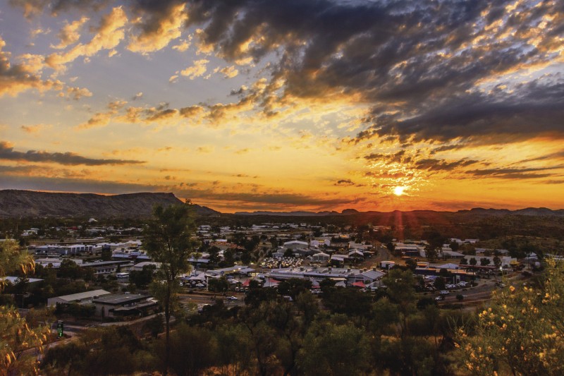 Sunset in Alice Springs