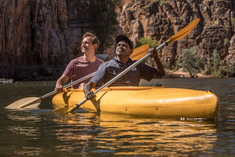 Canoeing in Katherine Gorge