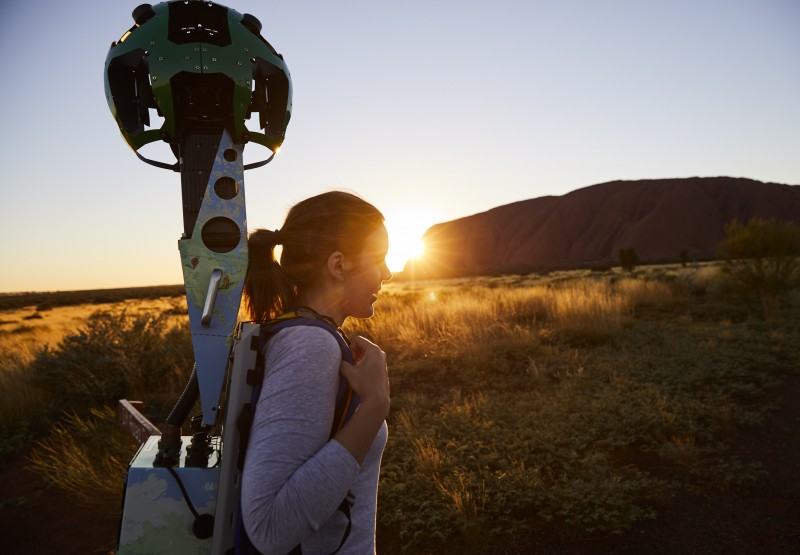 Google Maps Street View at Uluru