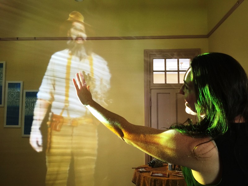 Hologram Display at Lyons Cottage