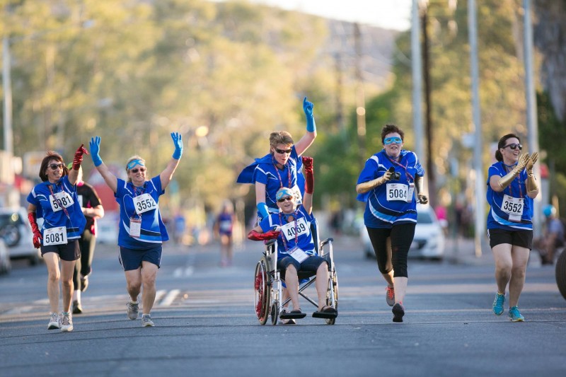 People Running in the Masters Games 2016