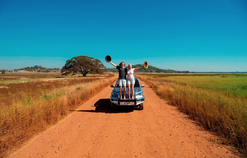 Driving in NT Outback