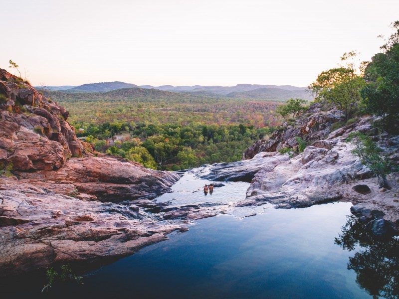 Drone Footage of Gunlom Falls in Kakadu