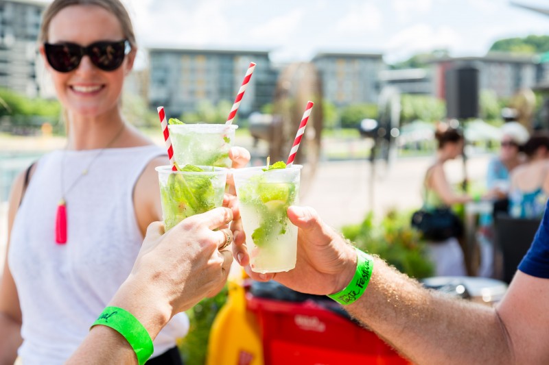 Cheers and Drinks at Territory Taste Festival