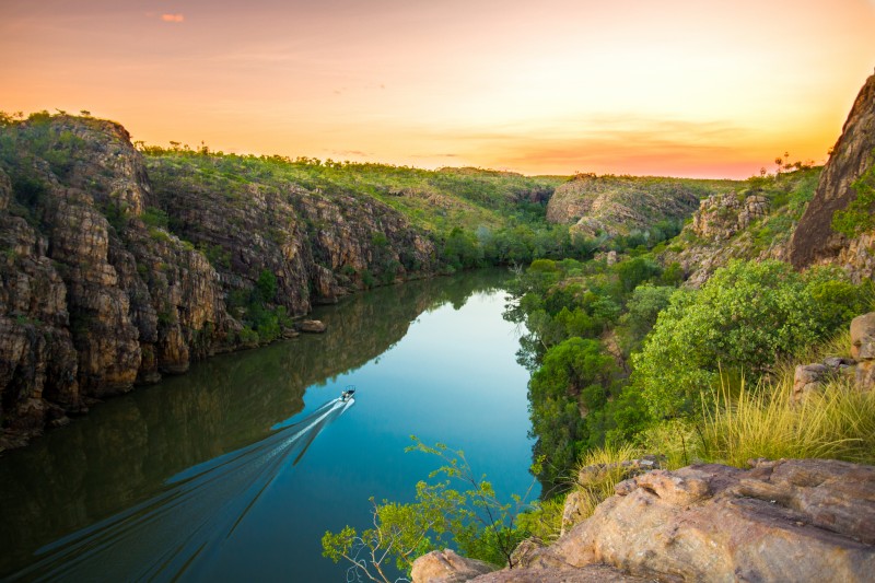 Aerial view of outback NT