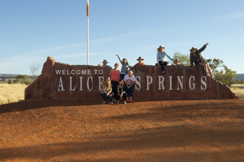 Welcome to Alice Springs Sign