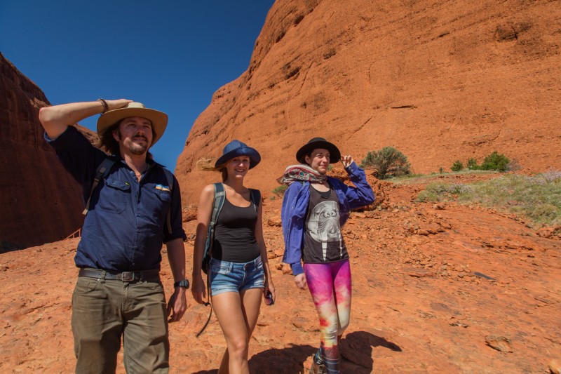 Walking in Kata Tjuta
