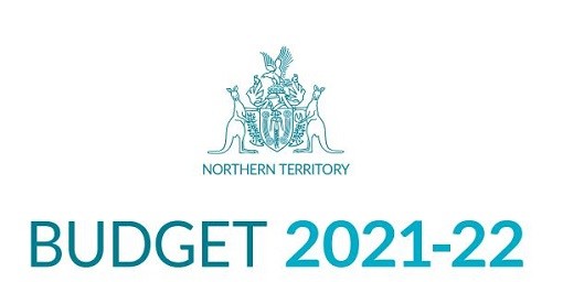 image of NT crest and words below BUDGET 2021-22