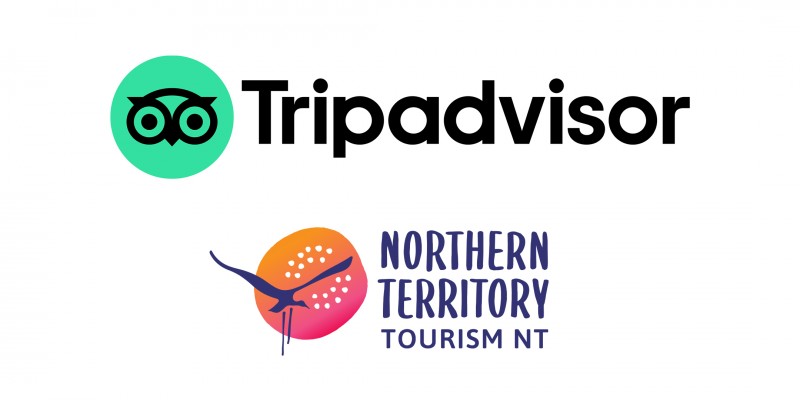 TripAdvisor and Tourism NT logos
